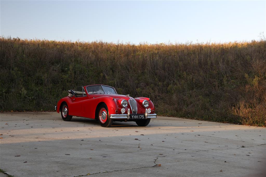 A 1955 Jaguar XK140 DHC